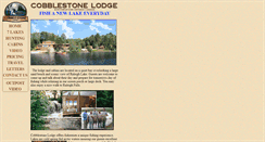 Desktop Screenshot of cobblestonelodge.ca